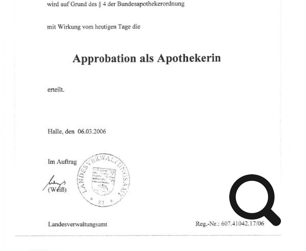 Approbation Apotheker